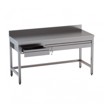 Stainless steel table with...