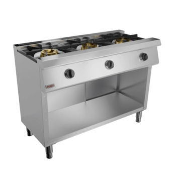 Gas cooker with 3 burners...