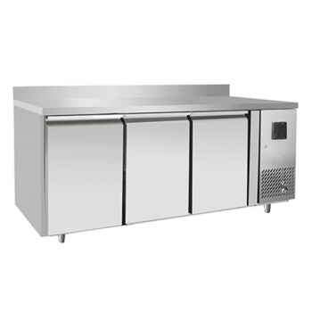 3 door freezer table with...