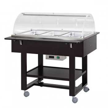 Hot buffet trolley with...