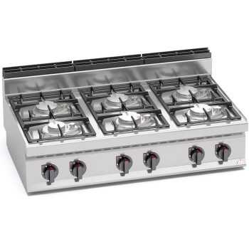 TOP ECO POWER 6 BURNERS GAS...