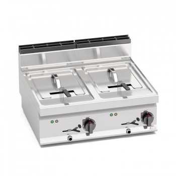 TOP ELECTRIC FRYER - 10+10 LT