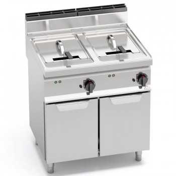 ELECTRIC FRYER ON CABINET -...