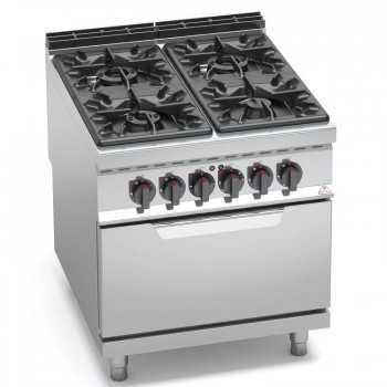 4 BURNERS GAS COOKER WITH...